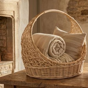 Panier en rotin artisanal - Product Image 3