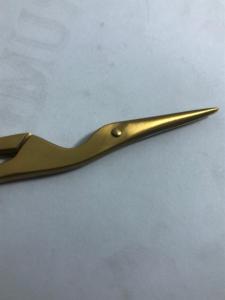 Ciseaux à broder fantaisie de haute qualité, couleur or titane, lames aiguisées, mini ciseaux à couture pour travaux manuels - Product Image 5