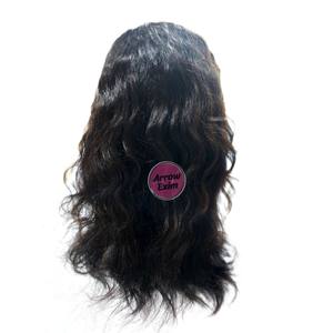 Pelucas de Cabello Humano Indio Remy con Ondas Naturales, sin Pegamento, con Frente de Encaje Transparente - Product Image 3