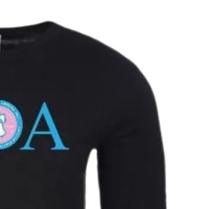 Camiseta de Manga Larga Negra para Hombre, Estilo Casual, de Algodón, Cómoda y Suave para Uso Diario, Marca Jack and Jill, Filadelfia - Product Image 4