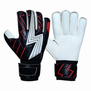 Wholesale High Quality Goalkeeping <b>Gloves</b> Front Palm 4mm German <b>Latex</b> Backhand Silicon Inject Negative Cut Custom Made Design - Product Image 1