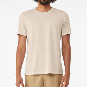 Vente en gros personnalisé 240g 100% coton tricoté blanc goutte épaule solide motif grande taille hommes T-Shirts séchage rapide écologique - Product Image 5