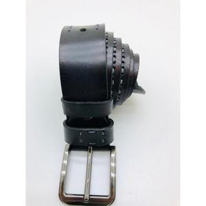 Achetez en ligne des ceintures et accessoires pour hommes Ceinture en cuir écologique Ceinture en cuir de buffle véritable faite à la main pour offrir en cadeau Premium - Product Image 1