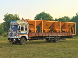 Centrale mobile d'asphaltpolymélangeuse à tambour, occasion, avec composant moteur principal, pour les industries manufacturières - Product Image 2