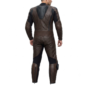 Combinaison de moto pour homme, toutes saisons, imperméable, doublure thermique, respirante, ventilée, manches longues, protection en cuir - Product Image 3