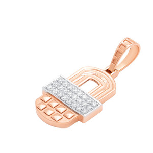 18K Rose Gold Gents Pendant Regular Size Gold Neck <b>Locket</b> For Men Elegant Solid Charm Fine Jewelry Male Classic Luxury Wear - Product Image 3