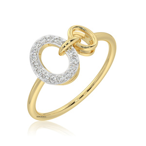 Anillo de Compromiso de Diamante Cultivado en Laboratorio, Redondo y de Lujo, para Mujer, Oro 10K 14K 18K, Plata 925 935, Regalo Romántico de Aniversario - Product Image 3