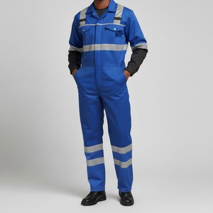 Custom Reflective Workwear <b>Overall</b> for Industrial Safety <b>Construction</b> and Engineering Projects - Product Image 1