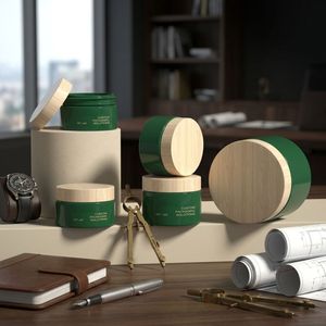 Round PET <b>Plastic</b> Cosmetic Cream <b>Jar</b> with Gold Screw Cap for Face Cream and Hand Cream Packaging, Custom Logo OEM ODM - Product Image 3