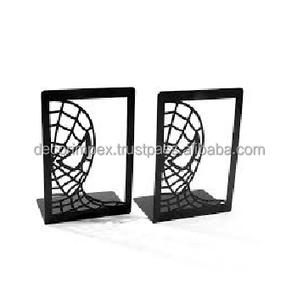 Extremos de libros decorativos, tapones de libros para libros resistentes, para estantes, Mariposa Negra de Metal bonita única, 1 par - Product Image 4