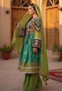 Service OEM en gros – Robes de soirée formelles antistatiques, maxi, vintage, faites à la main, respirantes, style indien, pakistanais, afghan pour femmes - Product Image 3