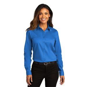 Camicia a Maniche Lunghe SuperPro React in Twill per Donna LW808, Eleganti Bluse e Camicie Femminili - Product Image 2