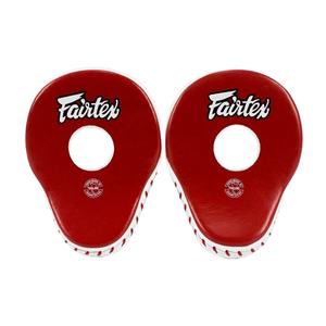 ผลิตมวยปล้ำโค้งสีแดงและสีขาว Fairtex สำหรับฝึกซ้อม  แผ่นโฟกัสแบบกำหนดเอง  มวยไทย  แผ่นซ้อมนุ่มสำหรับชกมวย - Product Image 2