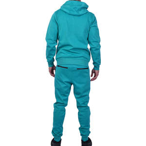 Ensemble de survêtement sport deux pièces pour homme, design OEM, 60% coton 40% polyester, molleton technique, qualité supérieure, coupe ajustée - Product Image 3
