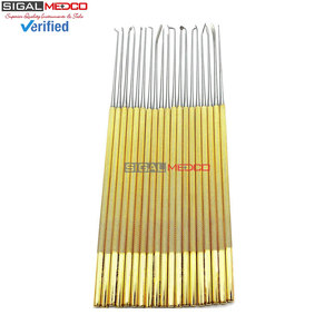 Kit de micro-dissection droit avec support, 19 pièces, ensemble d'instruments chirurgicaux professionnels, dissection de haute précision en acier inoxydable - Product Image 3
