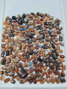 Cabujón de piedra lunar Natural 100%, piedra preciosa pulida a mano, piedra suelta, fabricación de joyas de alta calidad de piedras preciosas, lote al por mayor hecho a mano - Product Image 3