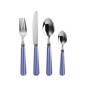 Elegante Juego de Cubiertos de Acero Inoxidable Premium con Mango Personalizable, Estiloso para Comidas en Casa, Reuniones Familiares y Recepción de Invitados - Product Image 1
