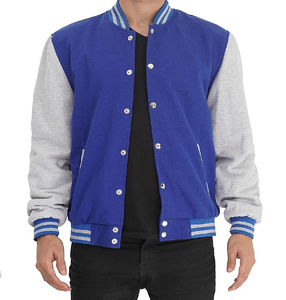 Veste universitaire noire et rouge pour homme, coupe classique, col rabattu, fermeture boutonnée, vêtement décontracté pour l'automne - Product Image 6