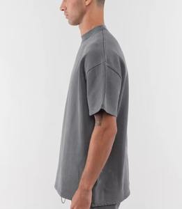 T-shirt Homme Personnalisé Haut de Gamme en Coton Lourd 100% Respirant Anti-rides et Anti-humidité Coupe Oversize – Vente en Gros - Product Image 4