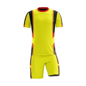 ชุดเสื้อฟุตบอลสำหรับเยาวชนชุดเสื้อฟุตบอลผ้าโพลีเอสเตอร์100% พร้อมพิมพ์โลโก้และชื่อ - Product Image 3