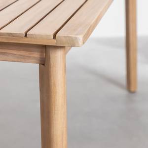 Mesa de comedor rectangular de madera de acacia Vandana Hexa Arista - Product Image 4