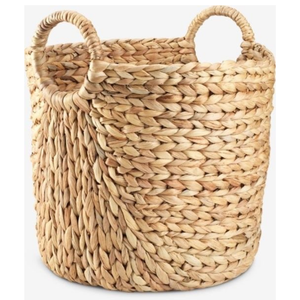 Nouveauté : Panier en jacinthe d'eau naturelle fait main, durable, décoratif, style rustique, organiseur de rangement pour la décoration de la maison - Product Image 2
