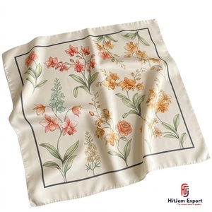 Écharpe imprimée en tissu, bandana, OEM ODM, marque blanche, fournisseur en gros, faible MOQ, fabricant textile européen, produits textiles personnalisés de Bali - Product Image 3