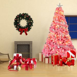 1600 <b>Branches</b> 6ft Pink PVC Christmas <b>Tree</b> - Product Image 3