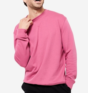 Sudadera Minimalista de Color Sólido para Hombre, Sudadera Cálida de Felpa de Algodón Orgánico Sostenible, Prendas Básicas de Moda Sostenible para Uso Diario - Product Image 2