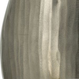 9.5x5.5x12\" Aluminum Layered Chisel Oval Table <b>Vase</b> Elegant Oval <b>Vase</b> with <b>Unique</b> Design - Product Image 5
