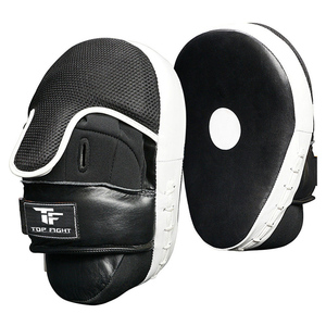 Mitaines de boxe personnalisées en cuir PU OEM – Coussinets de frappe incurvés durables pour l'entraînement aux arts martiaux - Product Image 4