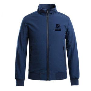 Chaqueta Softshell Transpirable para Hombre OEM, de Alta Calidad, Resistente al Agua y al Viento, con Cuello Alto, Colores y Tallas Personalizables - Product Image 1