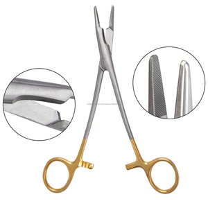 กรรไกรจับเข็มอเนกประสงค์สำหรับทันตกรรม WORLD PRECISION SURGICAL ขนาด 16 ซม. ชุดอุปกรณ์ผ่าตัด สแตนเลสสตีล ใช้ซ้ำได้ - Product Image 1
