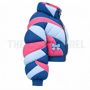 High Quality Women Crop Puffer <b>Jacket</b> Custom Design Women <b>Short</b> Bomber <b>Jacket</b> for Winter Warm Parkas <b>Jackets</b> For Ladies - Product Image 3