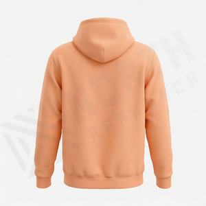 Sweat-shirt basique pour homme, en coton mélangé, avec logo brodé et imprimé numériquement, à capuche, pour l'hiver, marque privée, fourni directement par l'usine - Product Image 2