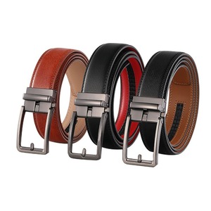 Cinturón de Cuero Genuino de Alta Calidad para Hombre, Diseño Casual y de Negocios, con Hebilla Automática, en Oferta - Product Image 5