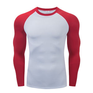 Wholesale Mens <b>Compression</b> <b>Shirt</b> <b>Custom</b> Logo Printed <b>Design</b> Long Sleeve High Quality Breathable Wear <b>Compression</b> <b>Shirt</b> - Product Image 1