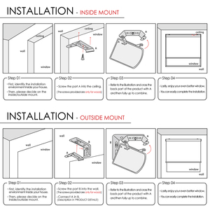 Persianas enrollables coreanas CHANGANE Holland, personalizadas, con oscurecimiento eléctrico, fáciles de instalar, minimalistas, elegantes, decoración para el hogar, deslizamiento suave, para oficina. - Product Image 6