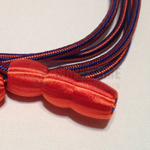 Best Selling Professional Solid Hat Cords Latest Design Uniform <b>Accessories</b> Nylon Flat Pattern <b>Braided</b> for Packaging - Product Image 4