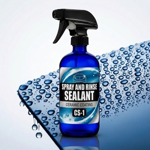 CS-1 Spray Rinse Rinse Sealant 3H Hardness Silane Compound 95~105 Contact Angle Water Beading Gloss Enhancement for Car Paint - Product Image 6