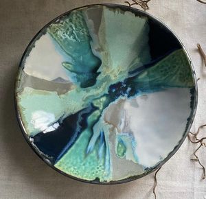 Bol décoratif en résine époxy de qualité supérieure, artisanal, pour la décoration de la maison, disponible au prix d'exportation - Product Image 5