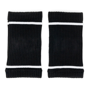 Poignées de main réglables en néoprène avec design antidérapant pour le soutien pendant l'exercice, combinaison de couleurs noir et jaune - Product Image 4