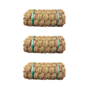 Reasonable price coir <b>mat</b> outdoor garden matting anti slip 35mm thickness handmade 100% natural fiber for road paving yard use - Product Image 1