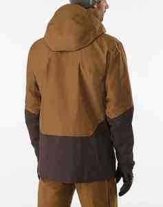 Veste de ski pour homme sur mesure, vente en gros, imperméable, respirante, coupe-vent, polyester/nylon, service OEM, logo personnalisé, fermeture éclair intégrale, élégante - Product Image 4