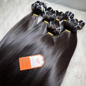 Cabello Virgen Vietnamita Crudo Más Vendido, Paquetes de Cabello Humano Liso Natural, Estilo de Cabello Liso Extremo, 100% Cabello Crudo Súper Sedoso SDD - Product Image 5