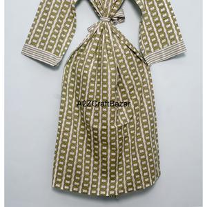 100% Pure Cotton <b>Kimono</b> Floral Printed for <b>Women</b> <b>Women's</b> Summer Sleepwear Beach Evening Casual Robe - Product Image 6