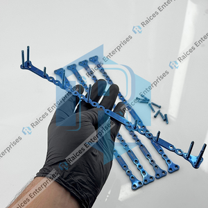 ชุดแผ่นล็อคไทเทเนียมคุณภาพสูงขนาด 3.5 มม. แบบ Double T พร้อมสกรู จำนวน 55 ชิ้น สำหรับแผ่นยึดกระดูกสัตว์ ใช้ในศัลยกรรมกระดูก - Product Image 6