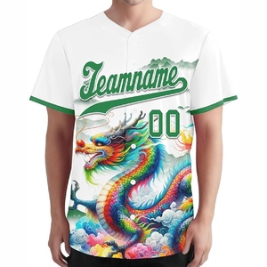 Maillot de baseball par sublimation, chemise de sport performante avec coupe confortable et impression vibrante - Product Image 3