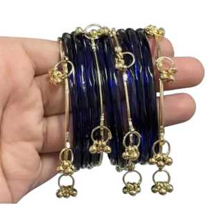 High Quality Kashmiri Colourful Viral Jelly <b>Glass</b> <b>Bangle</b> Women's Trendy Lightweight <b>Bangles</b> at Wholesale Price - Product Image 1
