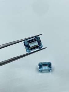 Topacio Azul Cielo Corte Baguette Piedra Natural de Alta Calidad 5.75 Quilates 7x9mm - Product Image 6